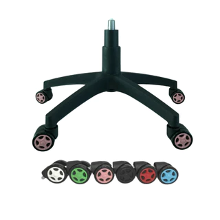 Kit Base Estrela para Cadeira Gamer Resistente Rosa