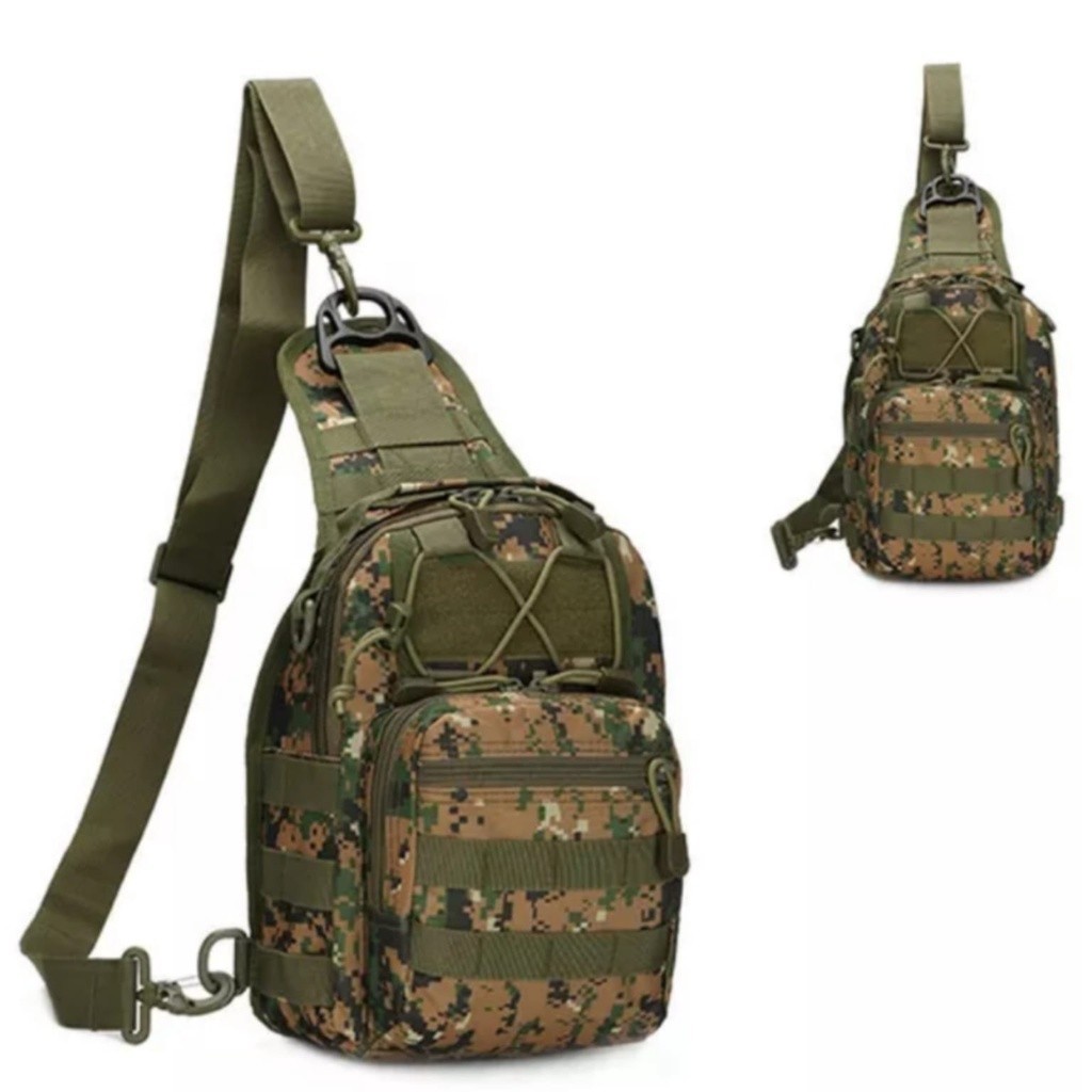 Bolsa Transversal tática Militar Peito E Ombro Impermeável Masculina ...