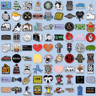 100 Estilos Anime Game Cartoon Personagens De Desenho Animado Broches De Metal Animal Bonito Crachás Lapela Alfinetes Vestuário Jóias Presentes