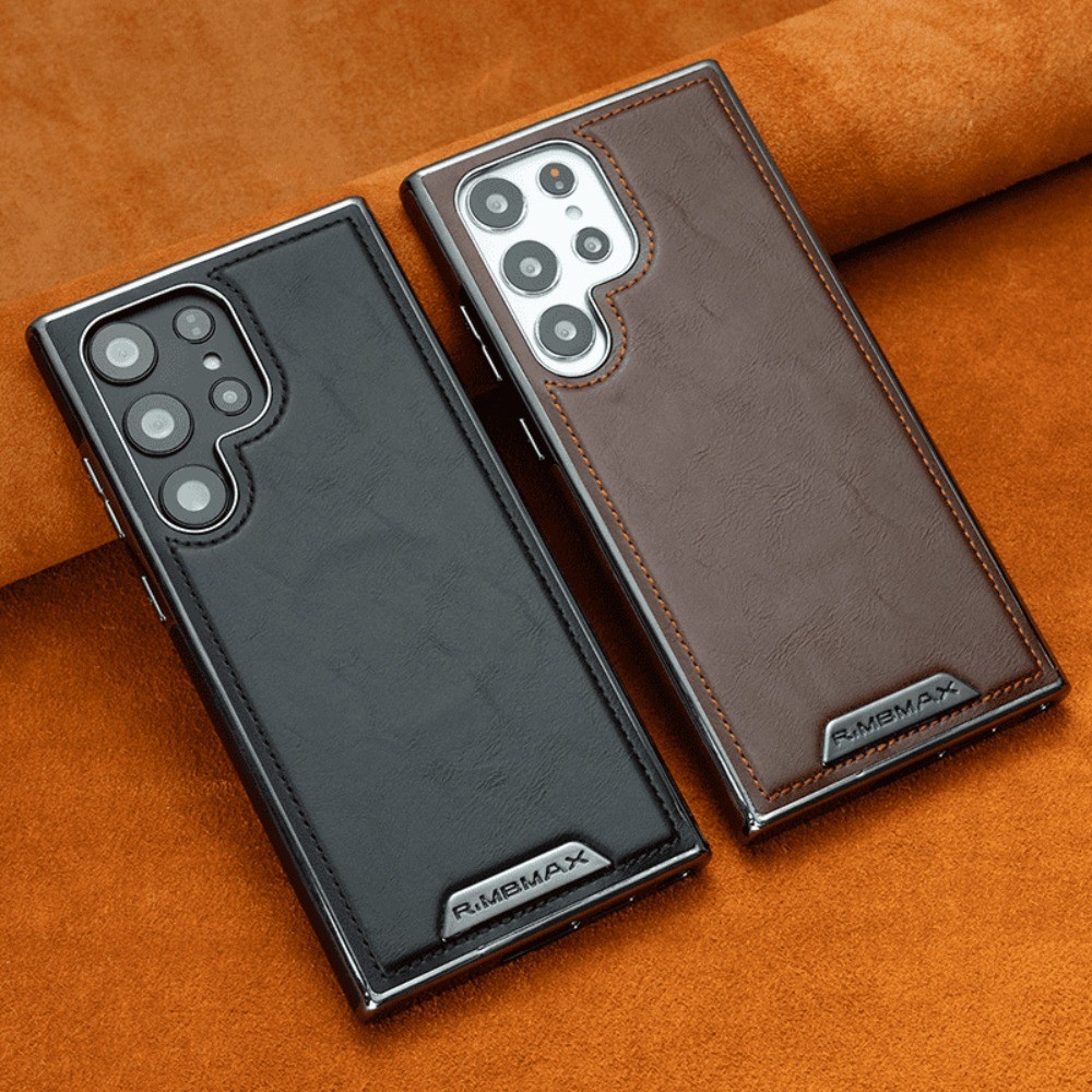 Galvaniza PC + TPU Capa De Telefone De Couro Para Samsung Galaxy S25 S24 S23 Plus + Ultra À Prova De Choque