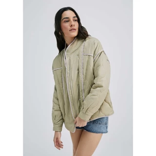 Jaqueta Feminina Bomber Matelassê Hering em Oferta na Shopee