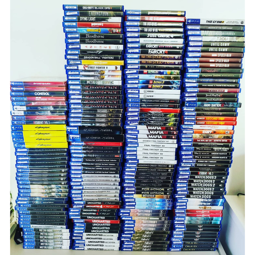 Jogos Para PS4 Originais Em Disco Playstation 4 - ZZZ