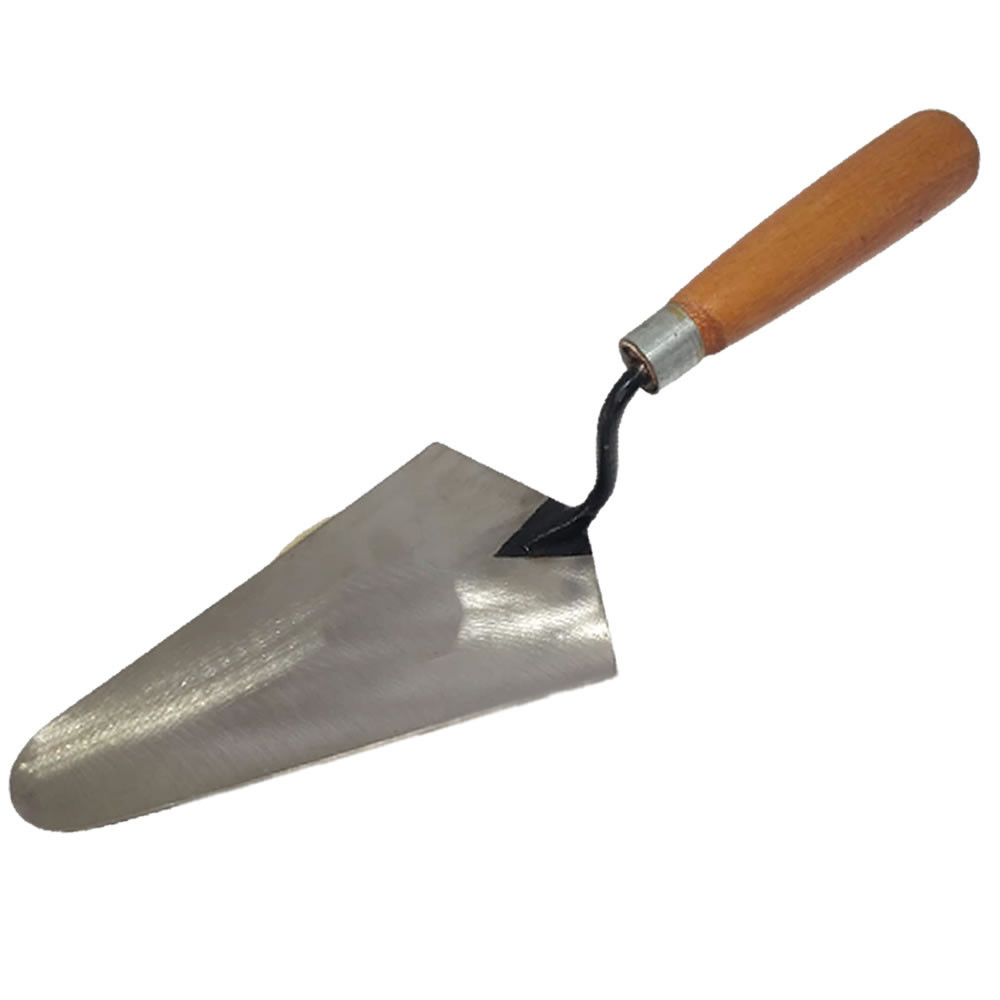 Colher de Pedreiro Profissional Aço Inox 6'' 15cm Reforçada | Shopee Brasil