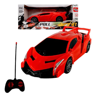 Carrinho RC de Controle Remoto Lamborghini Sesto Elemento à Pilhas Miniatura 7 Funções cor Sortidos