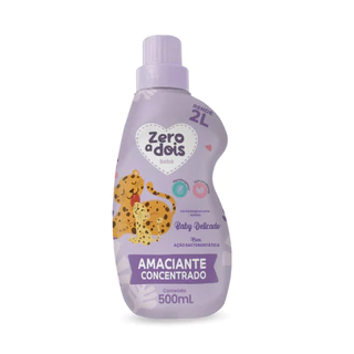 Amaciante Concentrado Infantil Lavanda Zero A Dois 500Ml