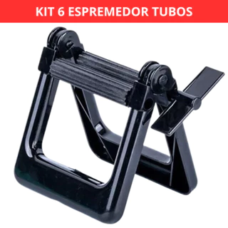 Kit 6 Espremedor Para Tubo De Tintura Coloração E Pasta Creme em Oferta na Shopee