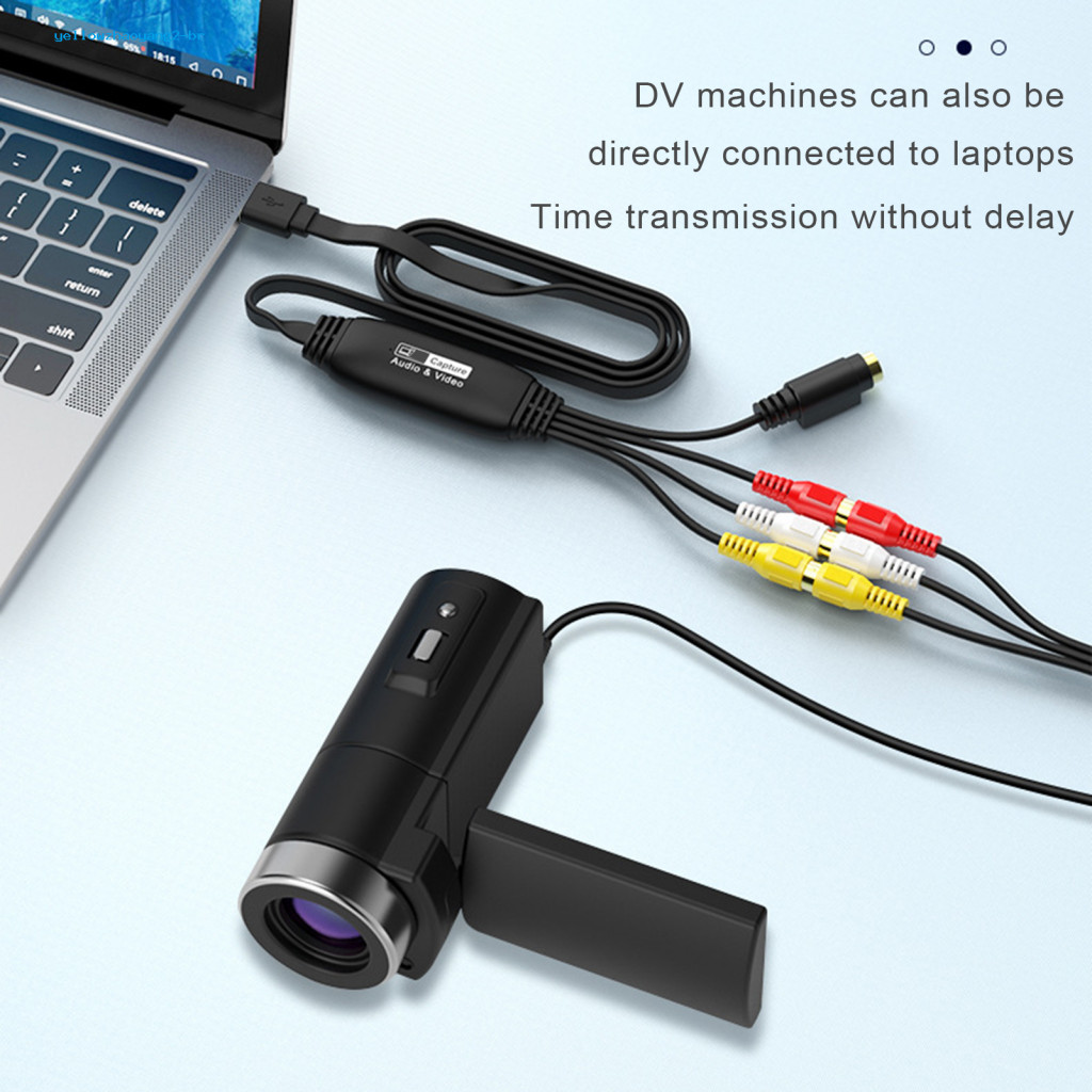 Lightweight Video Capture Adapter 1080p Usb Card for Vhs Vcr Tv to ...
