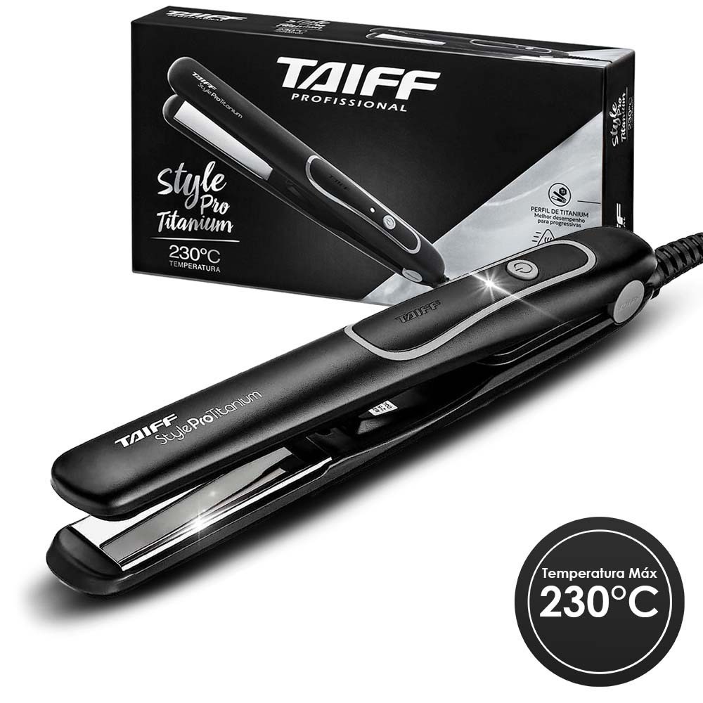 Imagem do produto Chapinha De Cabelo 230°c Bivolt Style Pro Titanium Taiff