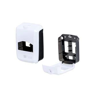 Dispenser de Coletor de Absorvente Branco e Preto Elisa em Oferta na Shopee