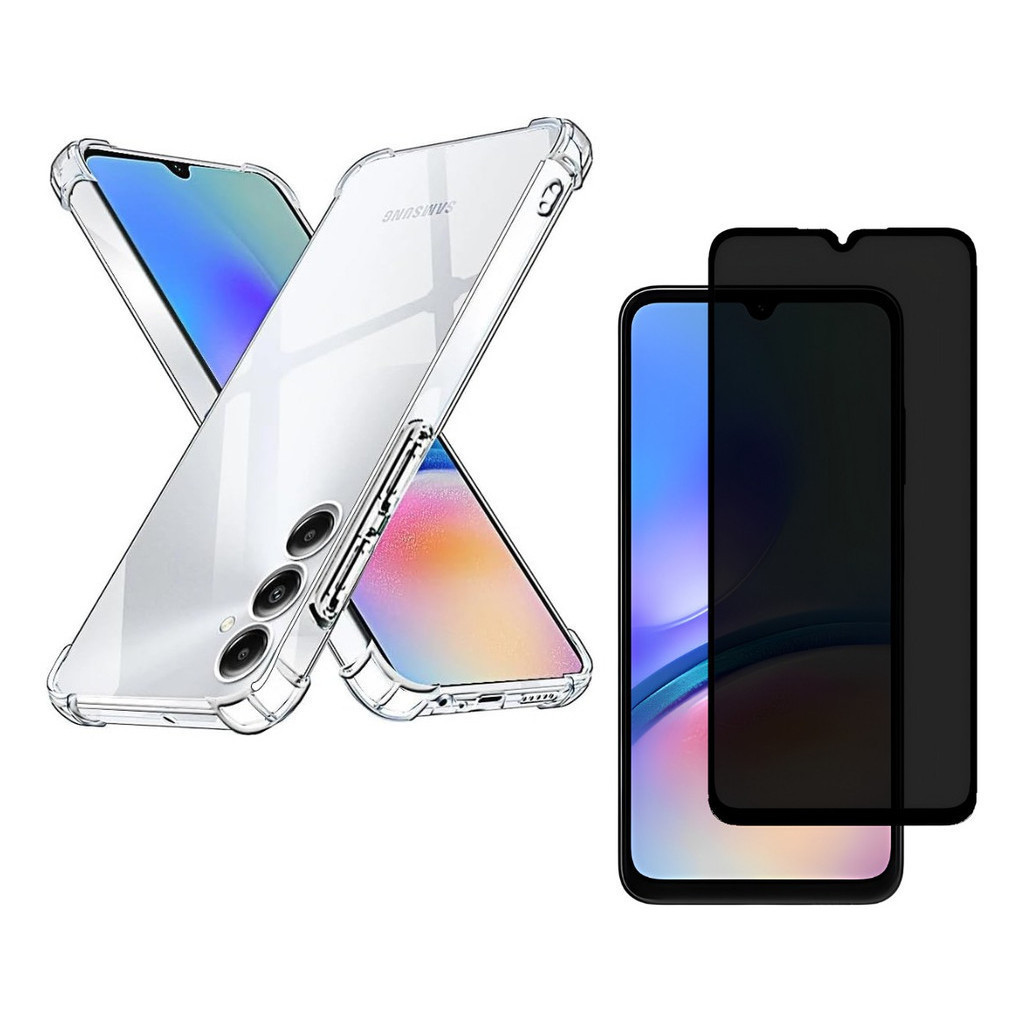 Capa Case Capinha Anti Queda Para Galaxy A05s + Película 3D Privacidade