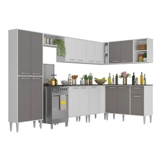 Cozinha Completa c/ Armário e Balcão Xangai Soul Multimóveis