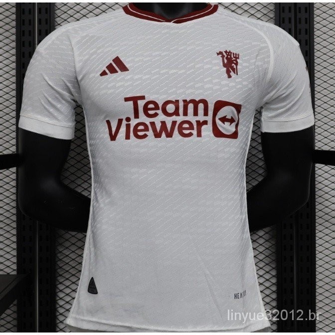 2324 Manchester United Second Guest Jogador Alta Qualidade AAA Camisa VZ1F