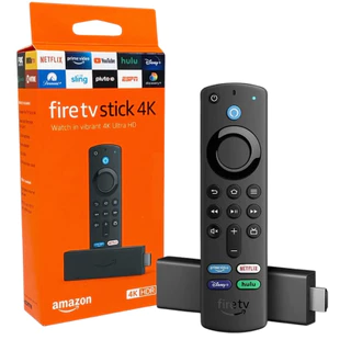 Fire TV Stick 4K | Streaming com Dolby Vision/Atmos Com Alexa e comandos de TV