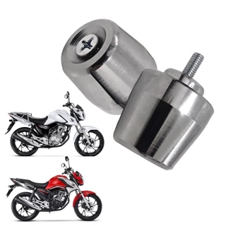 PAR PESO DE GUIDÃO PCX CROMADO Titan Fan Cargo Material ALUMINIO