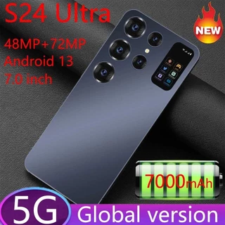 S24 Ultra Smartphone Original Celular 5G4G 7.0 Plolegadas Tela 16GB + 1TB Dual SIM Standby Android 13 7000mAh
