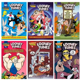 Coleção Quadrinhos Looney Tunes - Kit com 6 Quadrinhos