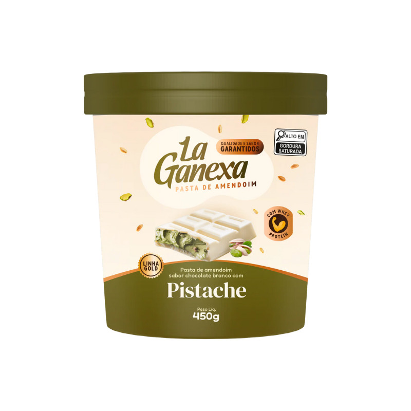 Pasta de Amendoim Pistache 450g - La Ganexa
