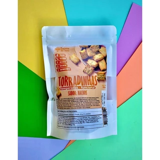 TORRADINHAS LOW CARB, SEM GLÚTEN, SABOR NACHOS 1 pacote