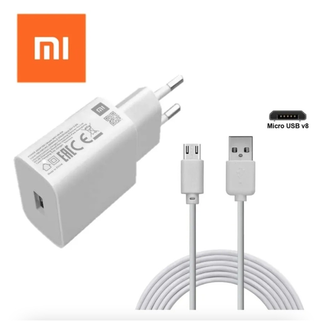 Carregador Xiaomi Turbo Xiaomi Mi A2 Lite 6a-6 Pro-note 5-note 5 Plus -redmi 7 – V8