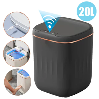 20L Litros Lixeira grande capacidade com Sensor Automático Inteligente Abre Fácil em Toque Cesto Lixo Quarto