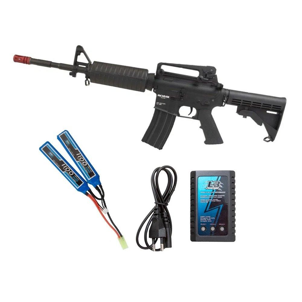 Rifle Airsoft Sentinel M4A1 Carbine Full Metal + Itens | Shopee Brasil