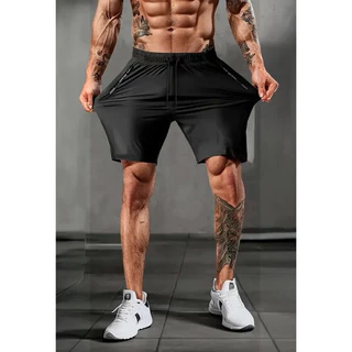 Shorts Bermuda Masculina Fazer Academia Esportiva Com Bolsos Elastano Tactel Slim Dry Fit Treinar Corrida Secagem