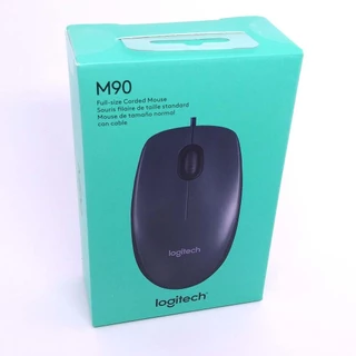 Mouse com fio USB Logitech M90 Preto 1000dpi Original Lacrado na Caixa
