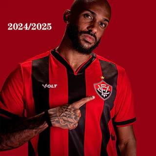 camisa do vitória 24/25 nova masculina home moletom 1:1