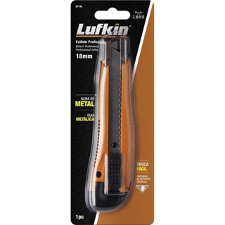 Estilete profissional largo 18mm - EP18L - Lufkin