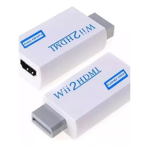 Adaptador Áudio Vídeo Conversor Nintendo Wii Para Cabo Hdmi
