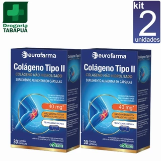 kit 2 Colágeno Tipo 2 Original com 30 caps - Eurofarma