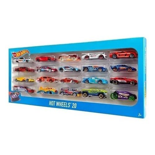 Hot Wheels Kit Com 20 Carrinhos Sortidos - Mattel | Shopee Brasil