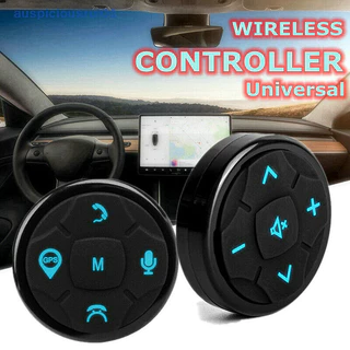 [Auspiciousrui01] Universal Car Steering Wheel GPS Controle Remoto Sem Fio Com Chave De Botão Inteligente Novo