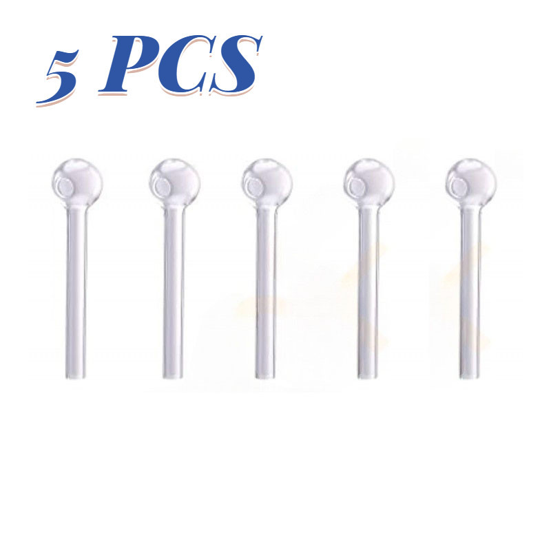 10/5 PCS Glass Straws Party Com Design 4 Inch Transparent Crystal Clear : O Acompanhamento Perfeito Para Bebidas De Verão Refrigeradas