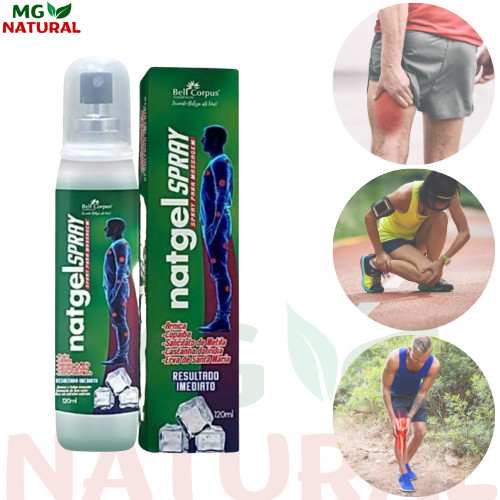 Gel Massageador Natgel 120g Spray - Bell Corpus | Shopee Brasil
