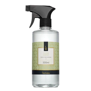 AGUA PERFUMADA PARA TECIDOS VIA AROMA 500ML CAPIM LIMAO