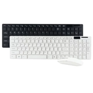 Kit K06 Teclado E Mouse Sem Fio 2.4ghz 3200dpi Óptico