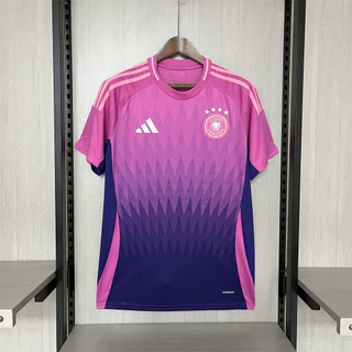 Camisa de futebol 24 /25 A-A Alemanha Camisa esportiva roxa masculina Longe
