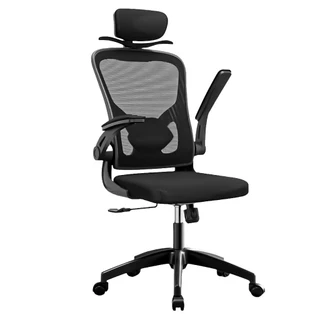 Cadeira Presidencial - Preta Para Escritório Preta Cadeira para Trabalhar de Casa Cadeira para Notebook Cadeira Para Computador Cadeira para Mesa