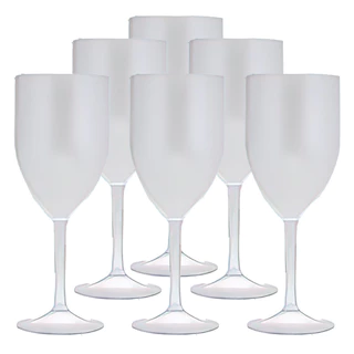 Kit 50 Taças Vinho/drink 320ml Acrílica