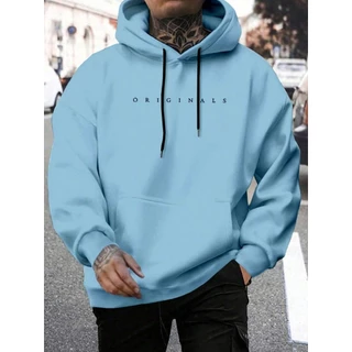 Moletom Com Capuz Flanelado Canguru Masculino Originals