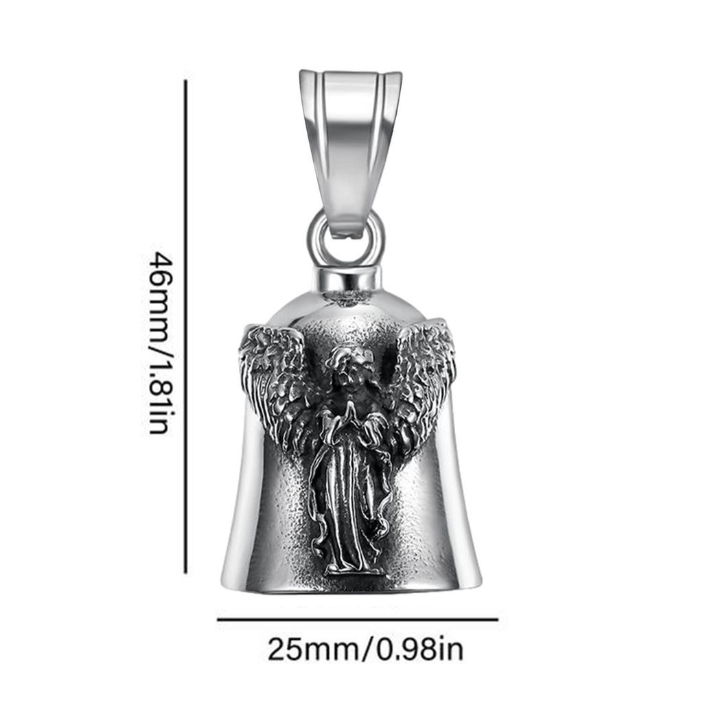 Sino De Motocicleta Angel Riding Bell Bike Guardian De Aço