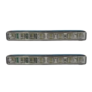 KIT 2 LANTERNA PARA-CHOQUE VOLARE ÔNIBUS BUSSCAR DRL/POSIÇÃO 12/24V