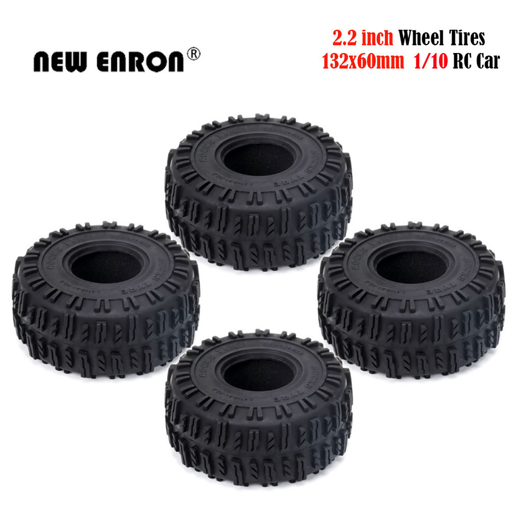 Veciado 4 Stück 135 mm Metall 2.2 Beadlock Reifen Felge für 1/10 RC