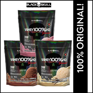 Whey Protein Black Skull REFIL 100% Hd Gourmet 450g