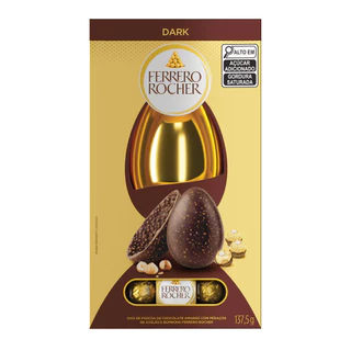 Ovo de Páscoa Ferrero Rocher Dark Amargo 137,5g