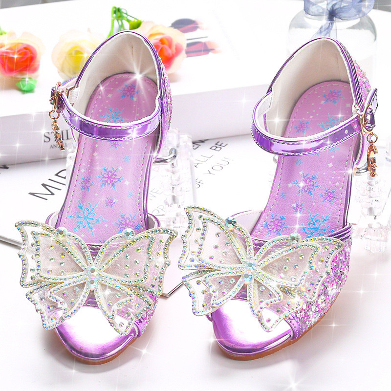 Sapatos Para Crianças Salto Alto Festa De Aniversário De Princesa De ...
