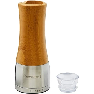 Moedor de Sal Ou Pimenta Tramontina Realce Em Inox E Bambu em Oferta na Shopee