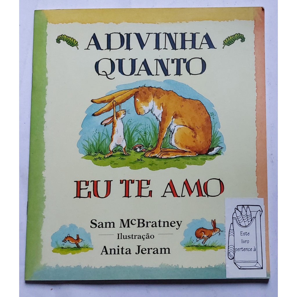 Adivinha Quanto Eu Te Amo de Sam McBratney | Shopee Brasil
