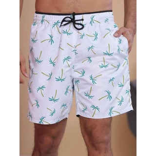 Bermudas Masculinas Mauricinho Shorts Seca Rápido Surf Estampada Praia Tactel Adulto Shorts